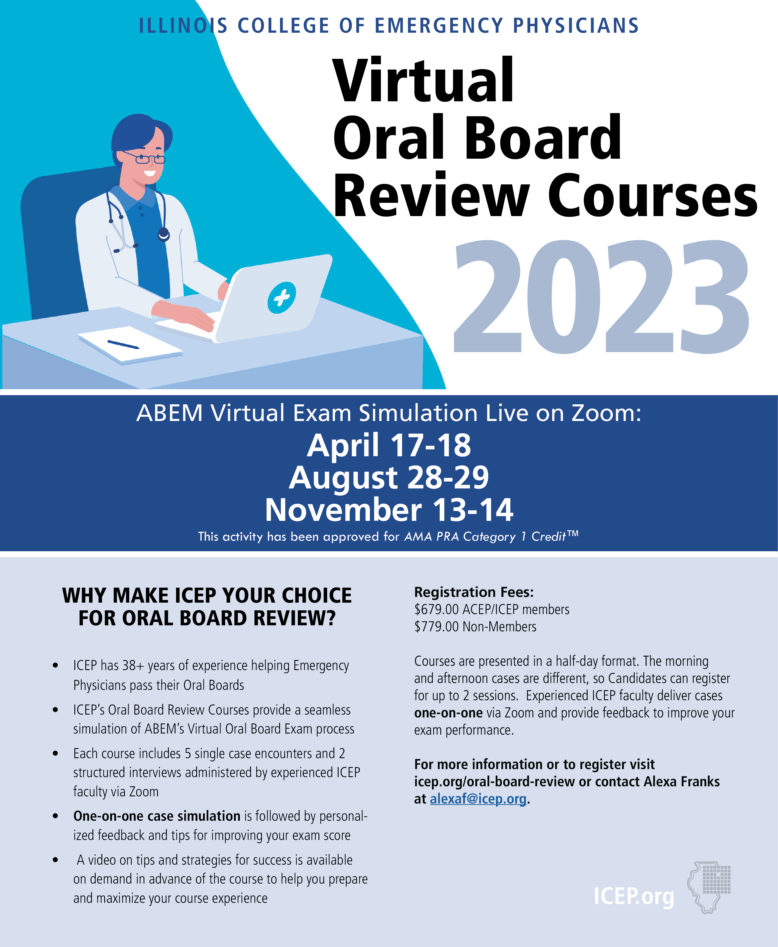 Virtual Oral Board 2023 ALL Courses Illinois College of Emergency